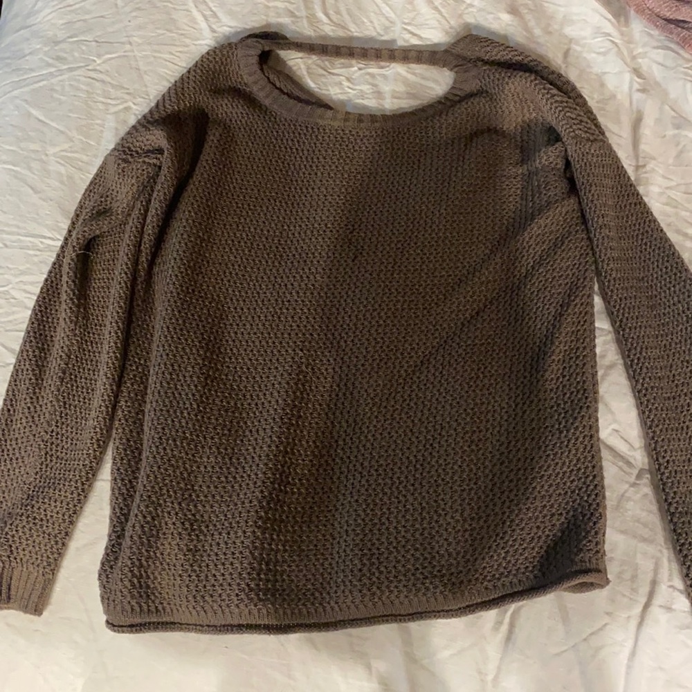 Brown sweater